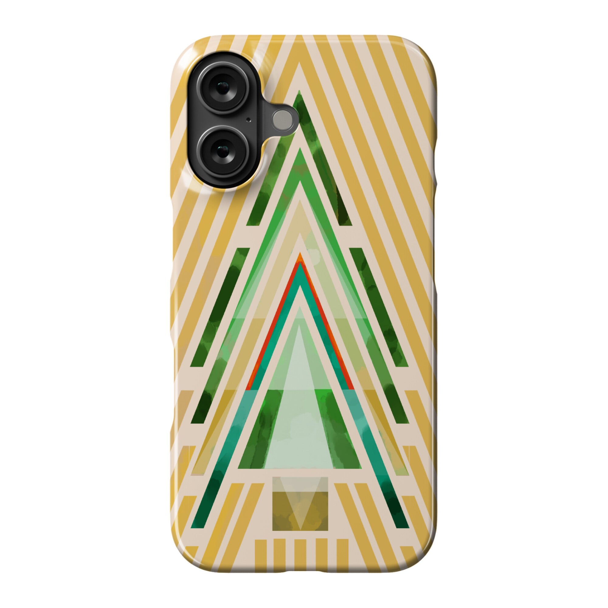 Geometric Summer Tree Phone Case